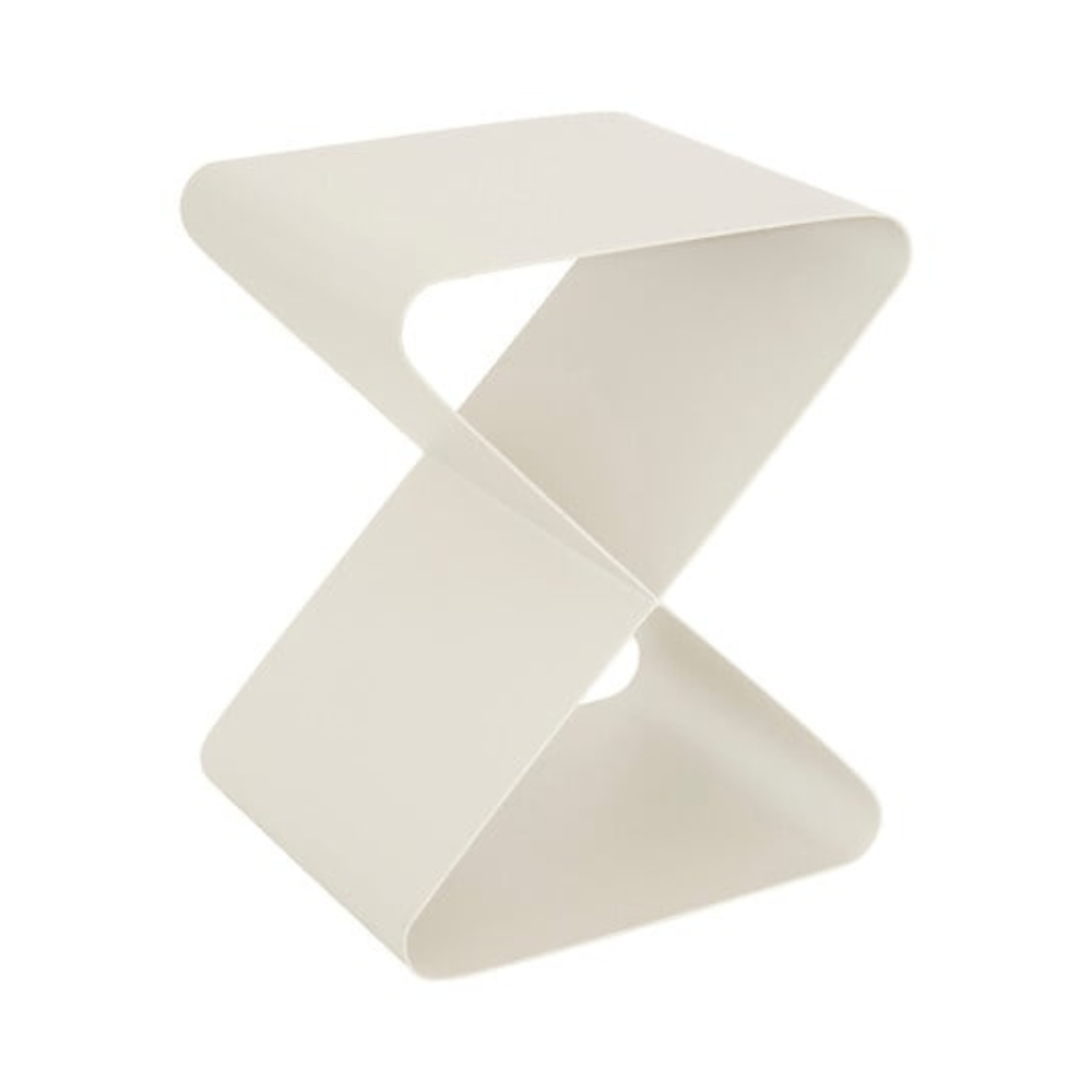Alpha 55 Table Café Elder en Métal Beige Élégante