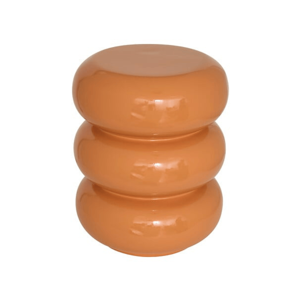 Alpha 55 Table café Stoneto glossy orange design