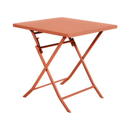 Alpha 55 Table carrée pliante Greensboro 2 places ambre