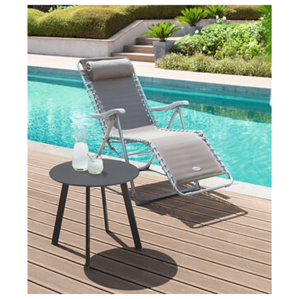 Alpha 55 Table d’Appoint de Jardin Ronde