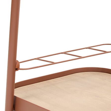 Alpha 55 Table d'appoint Easiness Marron acajou