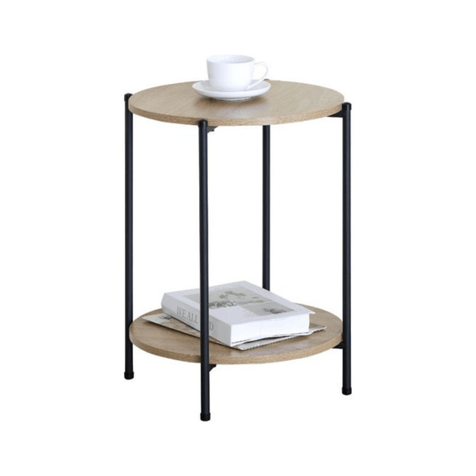 Alpha 55 Table d’Appoint en Bois – Design Naturel & Élégant