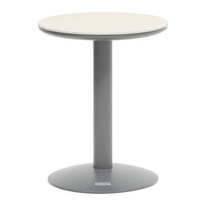 Alpha 55 Table d'appoint en métal graphite Soletia 40 × 40 × 50 cm