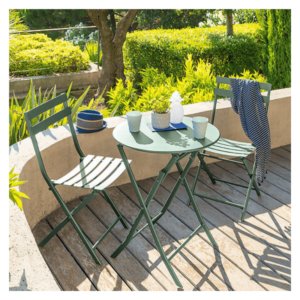 Alpha 55 Table de Jardin Pliante Ronde Pratique