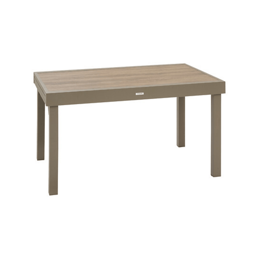 Alpha 55 Table Piazza extensible 10 places en verre truffe