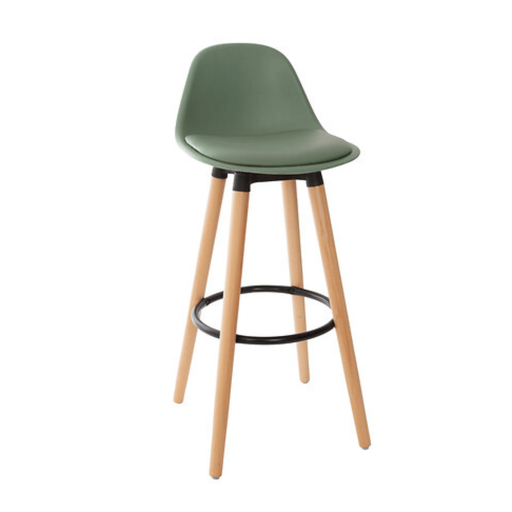 Alpha 55 Tabouret de Bar Maxon Vert Kaki Moderne