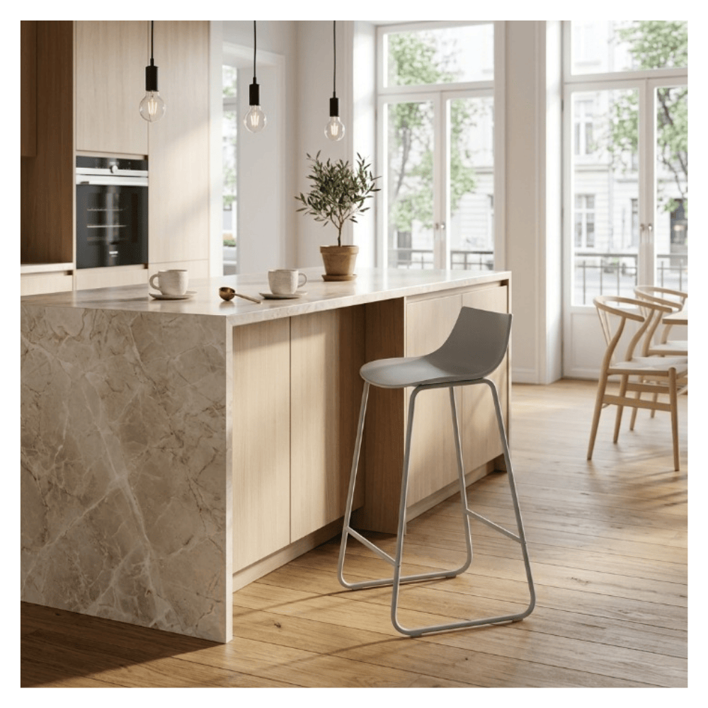 Alpha 55 Tabouret de bar otac en métal moderne