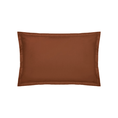 Alpha 55 Taie d’Oreiller 50 x 70 cm en Coton Terracotta