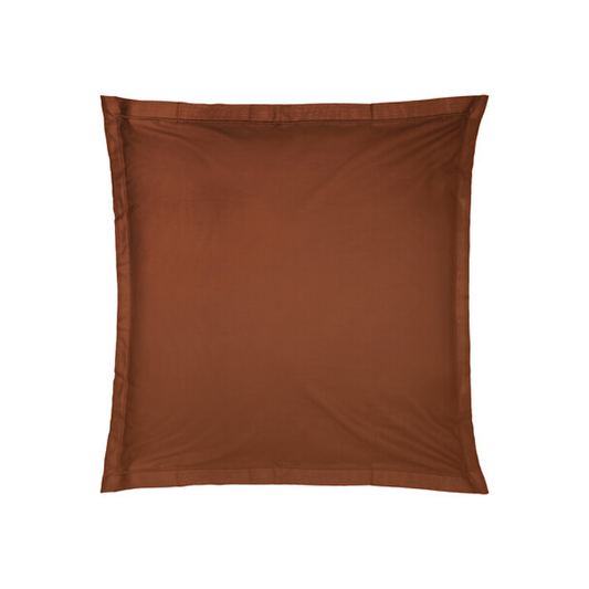 Alpha 55 Taie d’Oreiller 63 x 63 cm Coton Terracotta