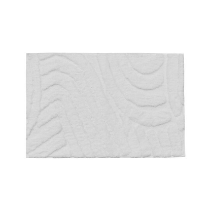 Alpha 55 Tapis de Bain Cloudy Polyester Blanc Doux