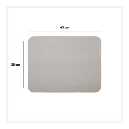 Alpha 55 Tapis de Bain Diatomite Absorbant et Moderne