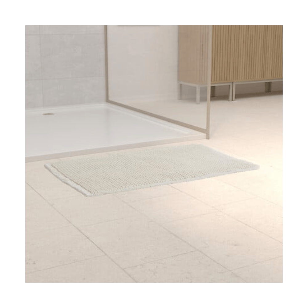 Alpha 55 Tapis de Bain Waffle 50 x 80 cm Nid d’Abeille