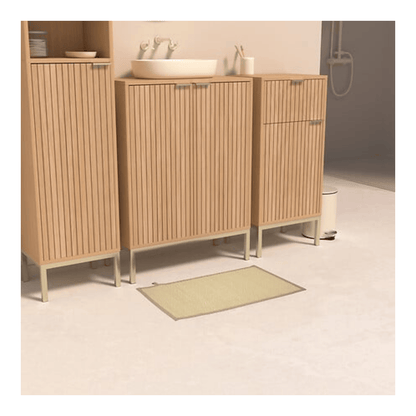 Alpha 55 Tapis de Salle de Bain Stemy 50 x 80 cm Bambou