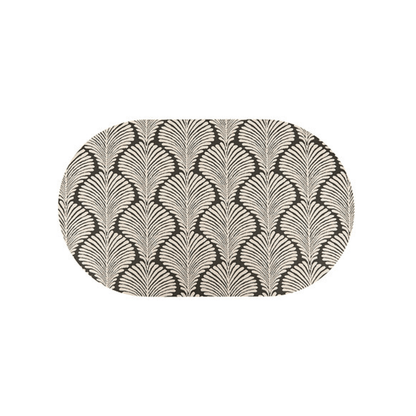 Alpha 55 Tapis diatomite arrondi absorbant en display