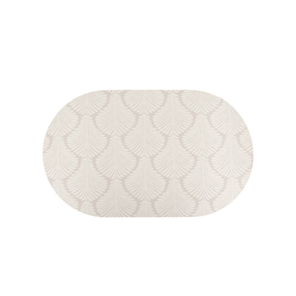 Alpha 55 Tapis diatomite arrondi absorbant en display