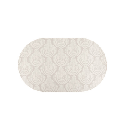 Alpha 55 Tapis diatomite arrondi absorbant en display