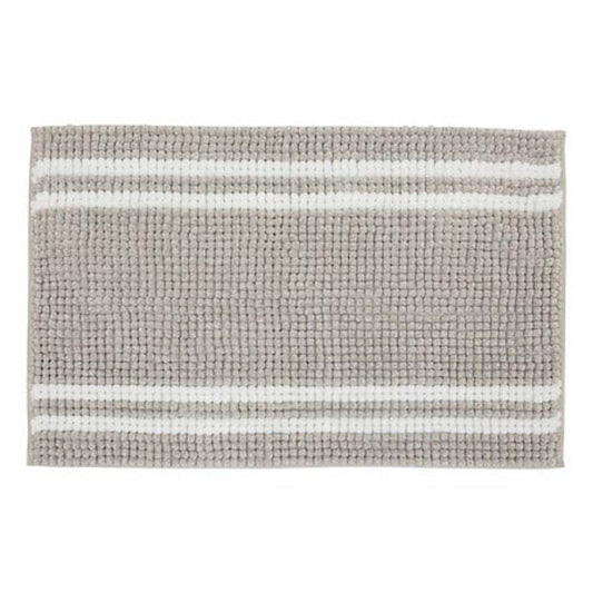 Alpha 55 Tapis mini chenille taupe doux et absorbant