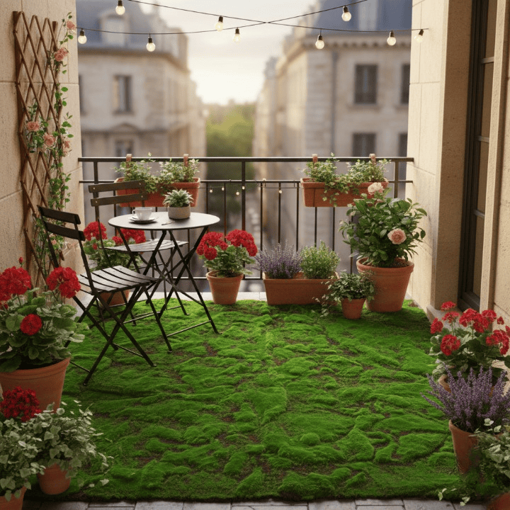 Alpha 55 Tapis mousse artificielle froissé décoratif