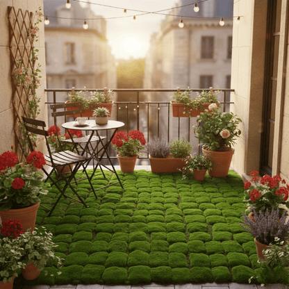 Alpha 55 Tapis mousse artificielle galets décoratif