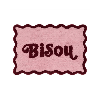 Alpha 55 Tapis tufté festons Chérie rose doux et décoratif