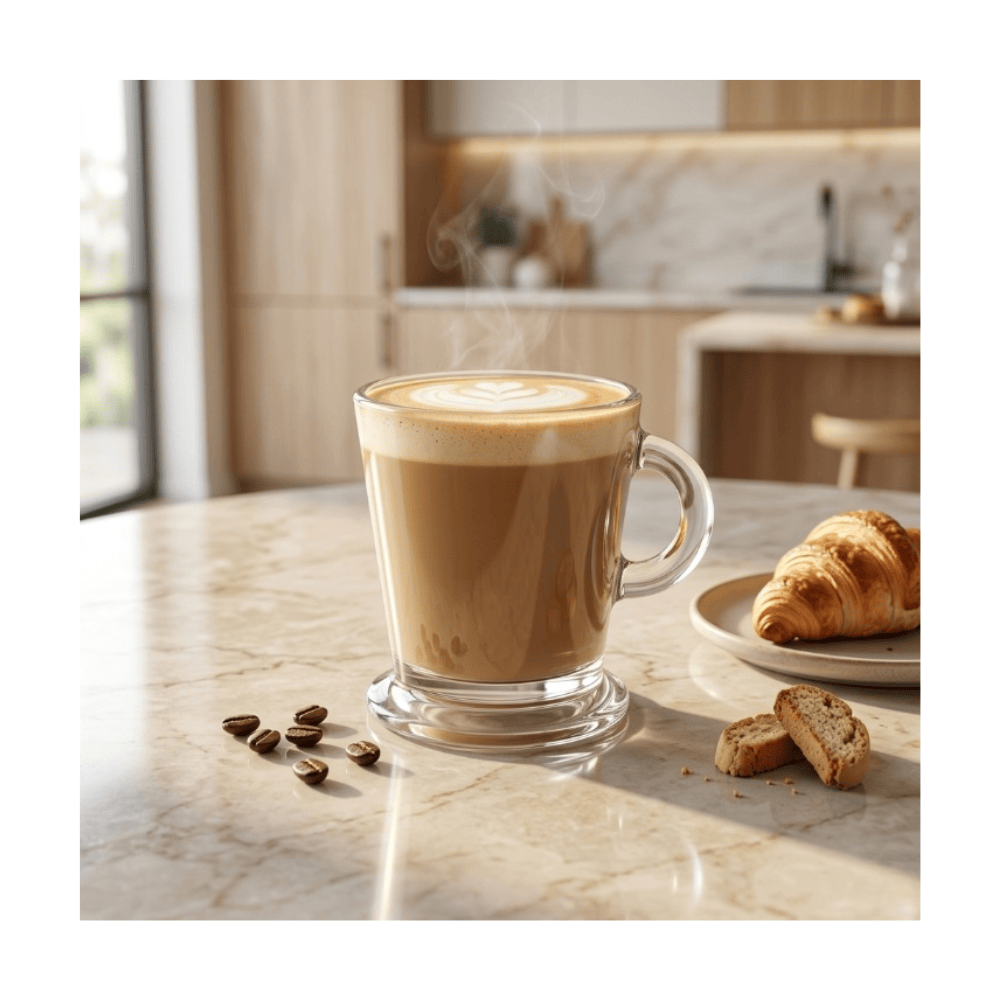 Alpha 55 Tasse Espresso en Verre Élégante