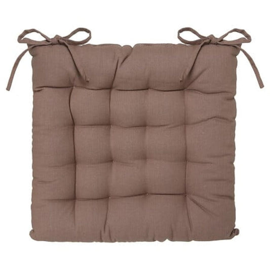 Alpha 55 Taupe Galette de chaise en coton