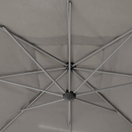 Alpha 55 Taupe Parasol déporté Manoa Ø241 cm Taupe