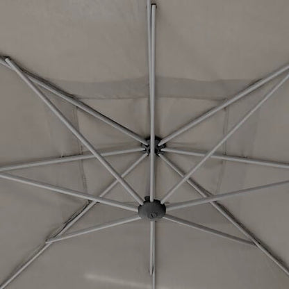 Alpha 55 Taupe Parasol déporté Manoa Ø241 cm Taupe