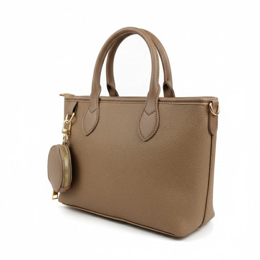 Alpha 55 Taupe Sac à Main & Porte-monnaie Assorti – Duo Chic & Pratique