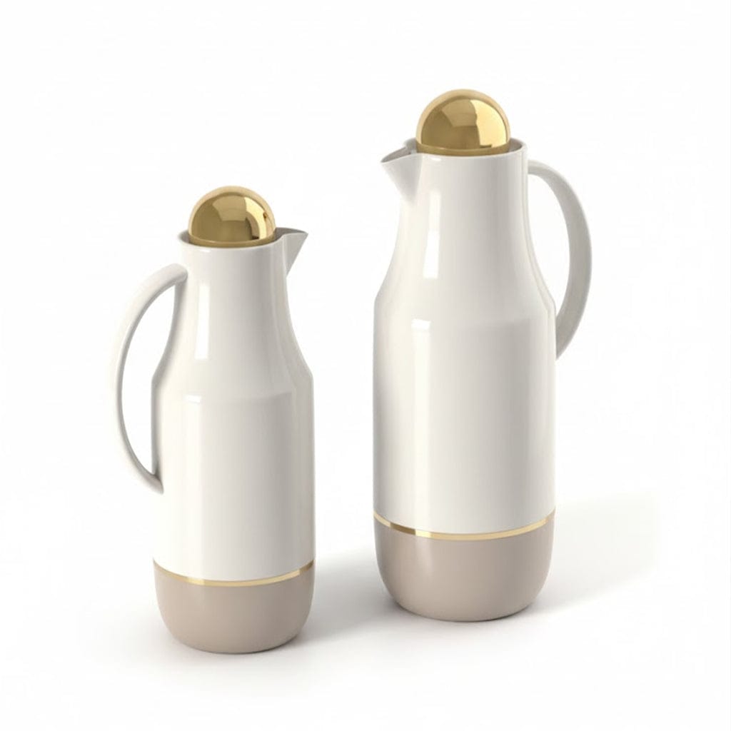 Alpha 55 Taupe Set de 2 Thermos Lavidar – Design Élégant & Isotherme