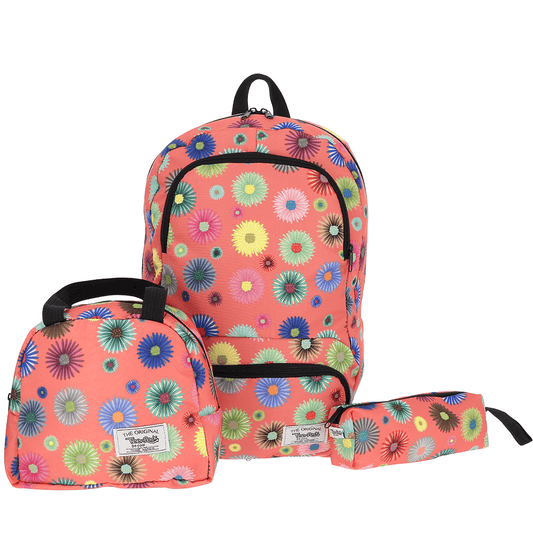 Alpha 55 Teenpack, Trio imprimé "Fleurs brodées"