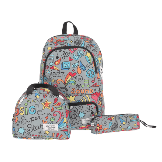 Alpha 55 Teenpack, Trio imprimé "Music"