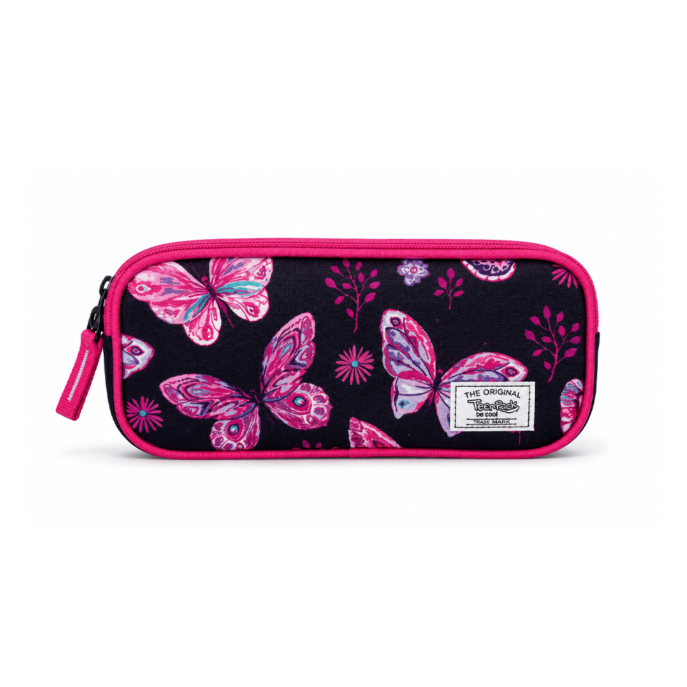 Alpha 55 Teenpack Trousse 2 Compartiments Papillons