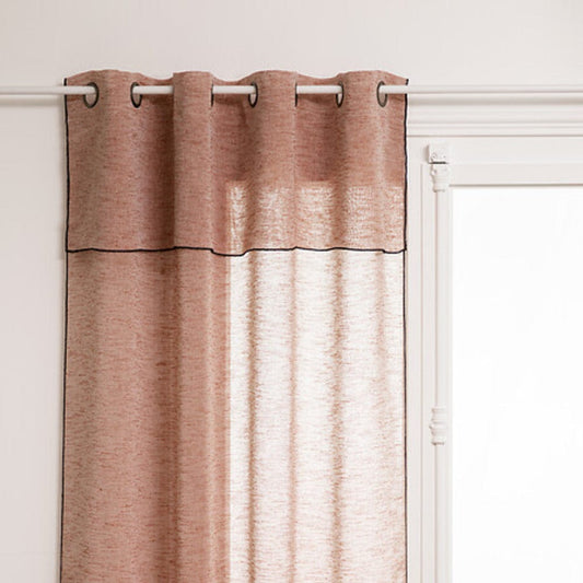 Alpha 55 Terracotta Rideau voilage à œillets "Fred"