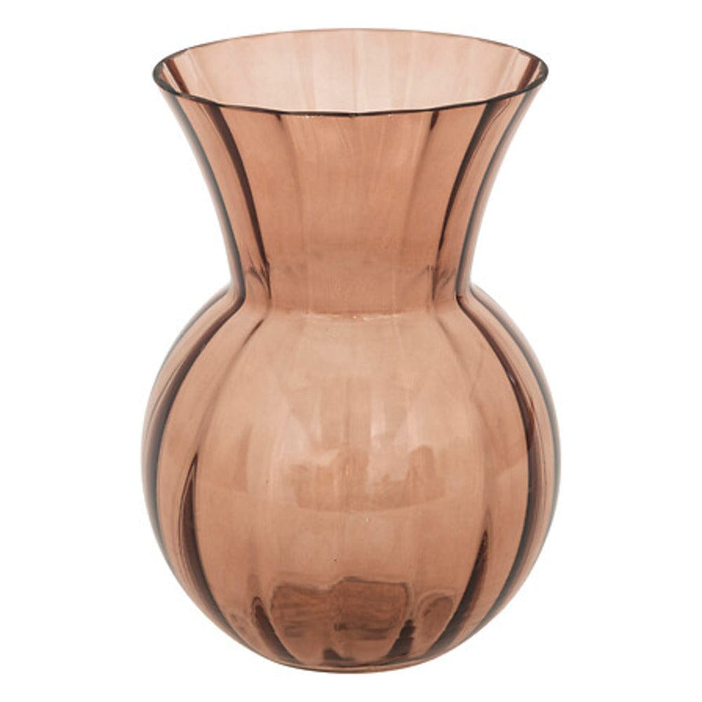 Alpha 55 Terracotta Vase boule en verre