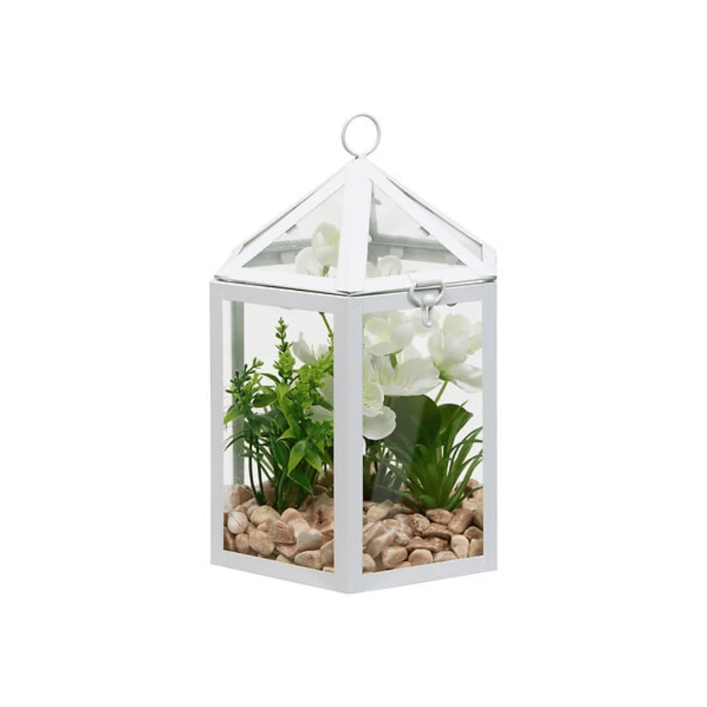 Alpha 55 Terrarium cage en métal Fleur de Rose déco