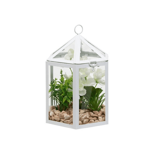Alpha 55 Terrarium cage en métal Fleur de Rose déco