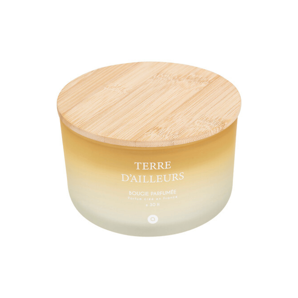 Alpha 55 Terre d'Ailleurs Bougie Parfumée Sana 420 g en Pot Verre
