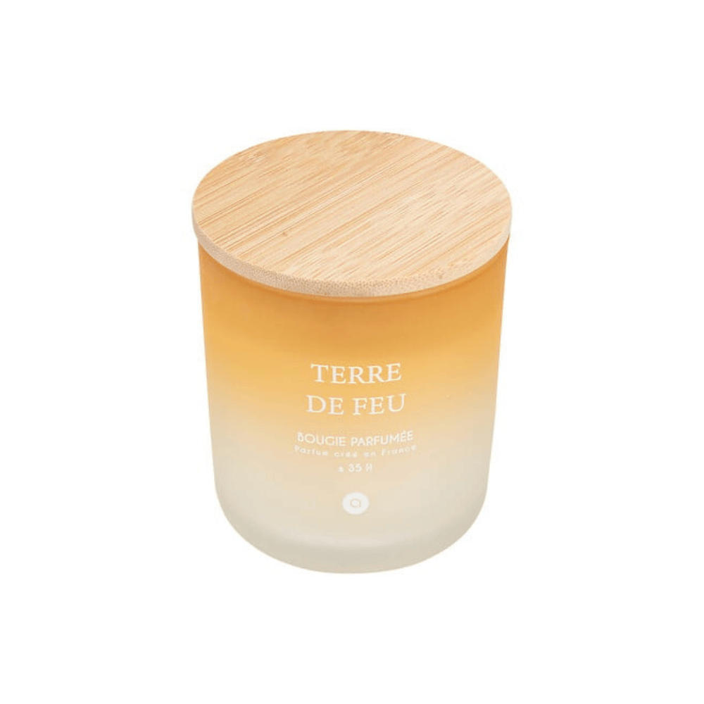 Alpha 55 Terre de Feu Bougie Parfumée Sana 255 g en Pot Verre