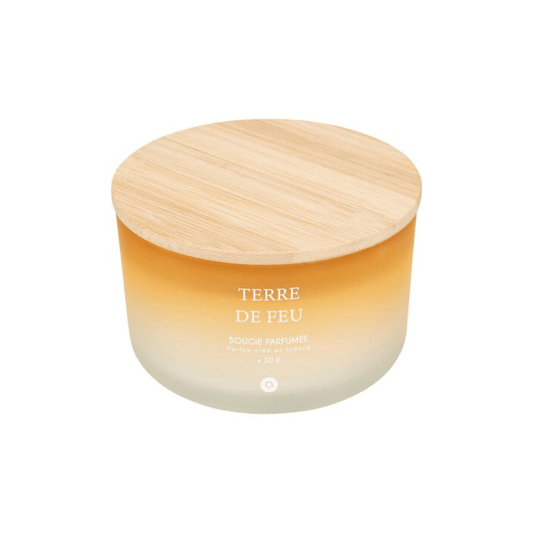Alpha 55 Terre de Feu Bougie Parfumée Sana 420 g en Pot Verre