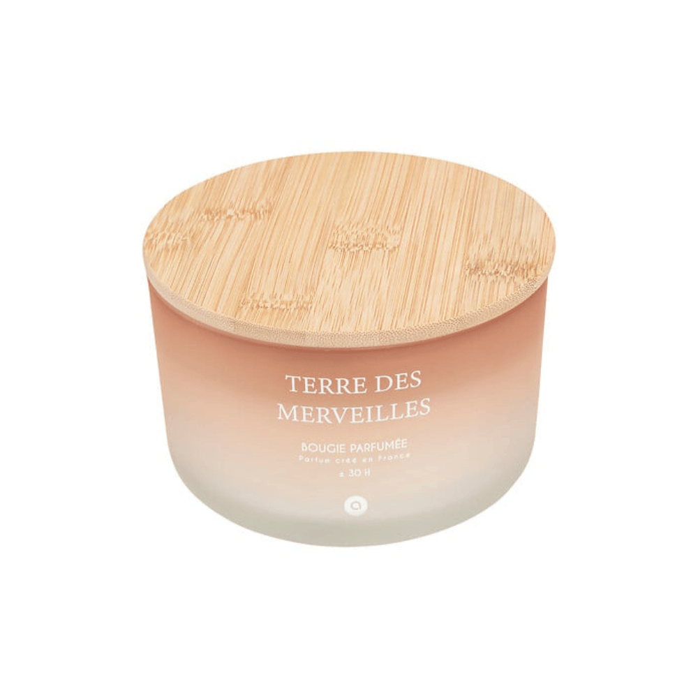 Alpha 55 Terre des Merveilles Bougie Parfumée Sana 420 g en Pot Verre