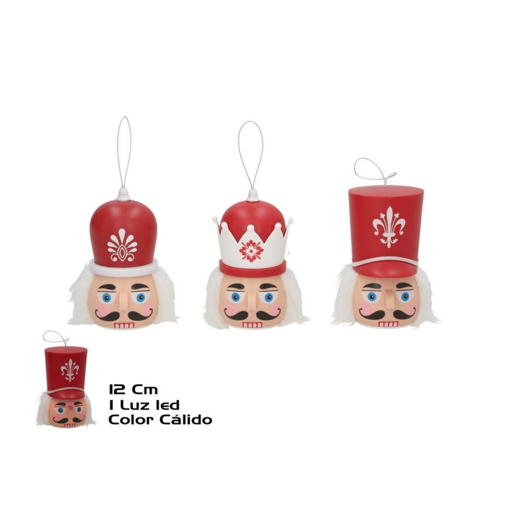 Alpha 55 Tête casse-noisette décorative – Esprit de Noël élégant