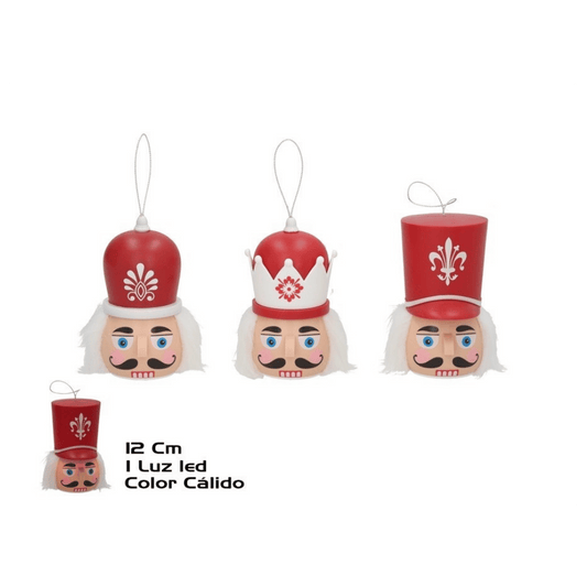 Alpha 55 Tête casse-noisette décorative – Esprit de Noël élégant