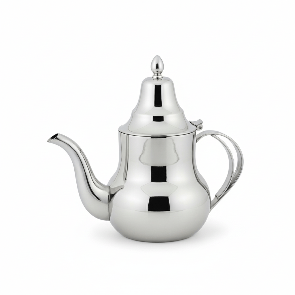 Alpha 55 Théière Argentée 0,4L Design Simple