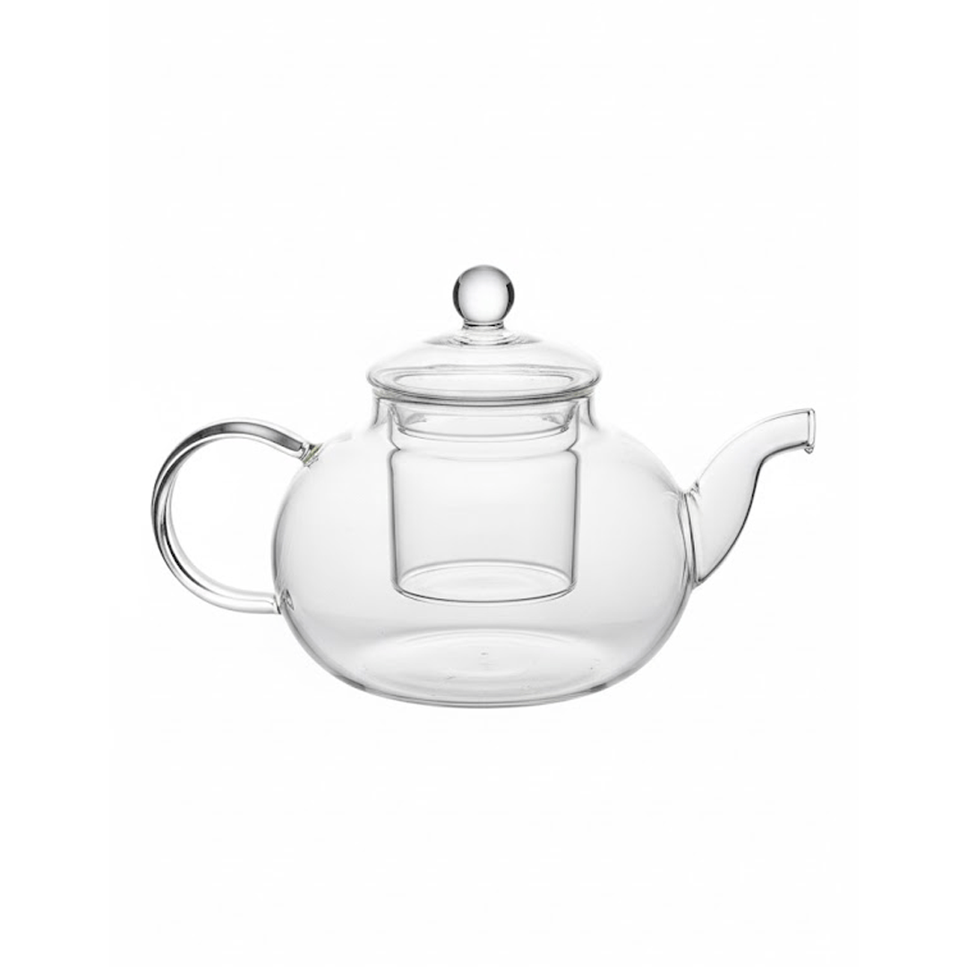 Alpha 55 Théière en Verre 0,6 L – Modèle Lisse Transparent