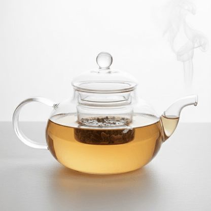 Alpha 55 Théière en Verre 1 L – Modèle Lisse Transparent