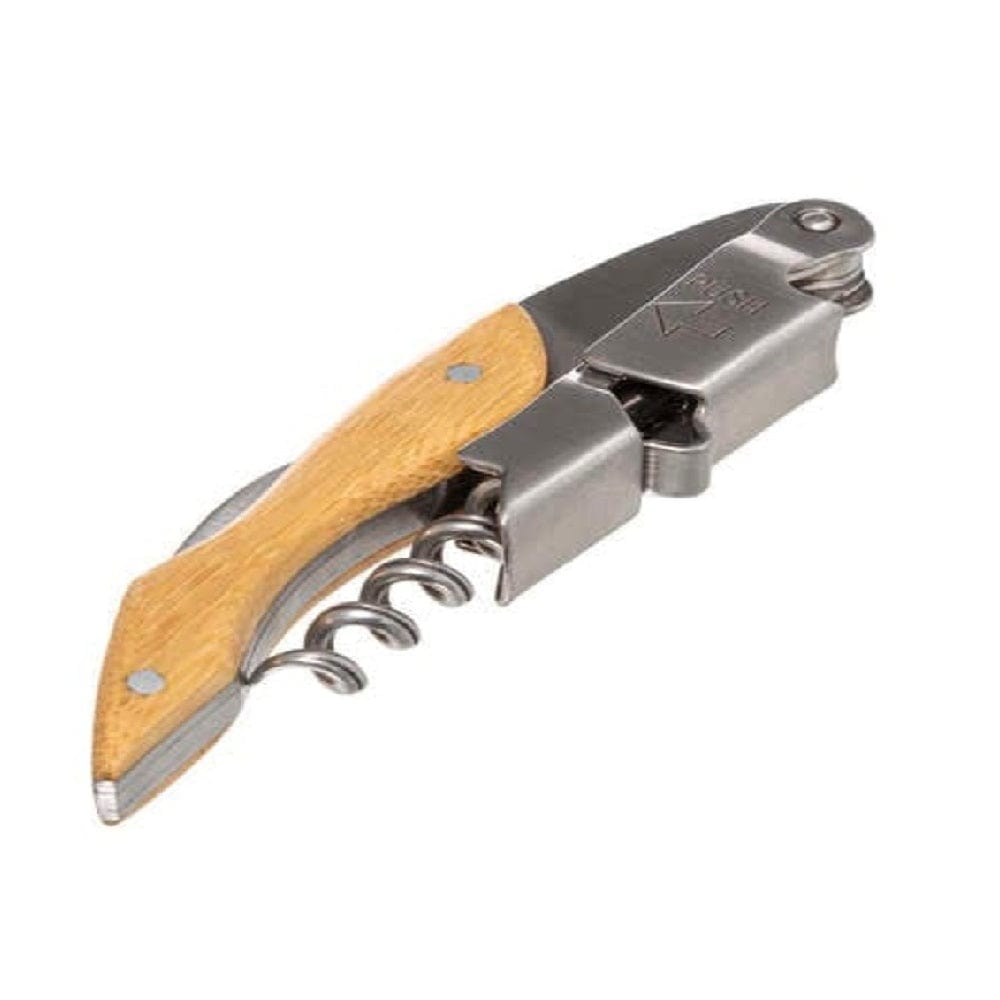 Alpha 55 Tire-bouchon en inox et bambou