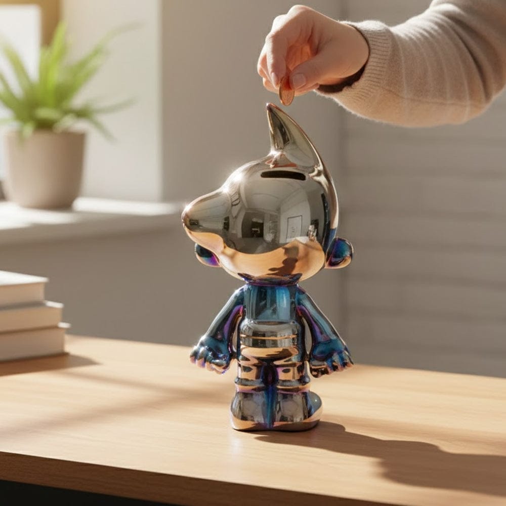Alpha 55 Tirelire en céramique irisée Astro Boy
