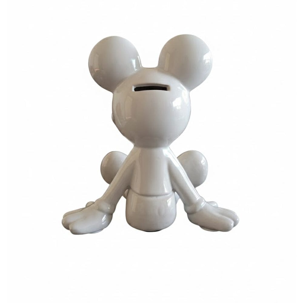 Alpha 55 Tirelire en céramique irisée Mickey assis