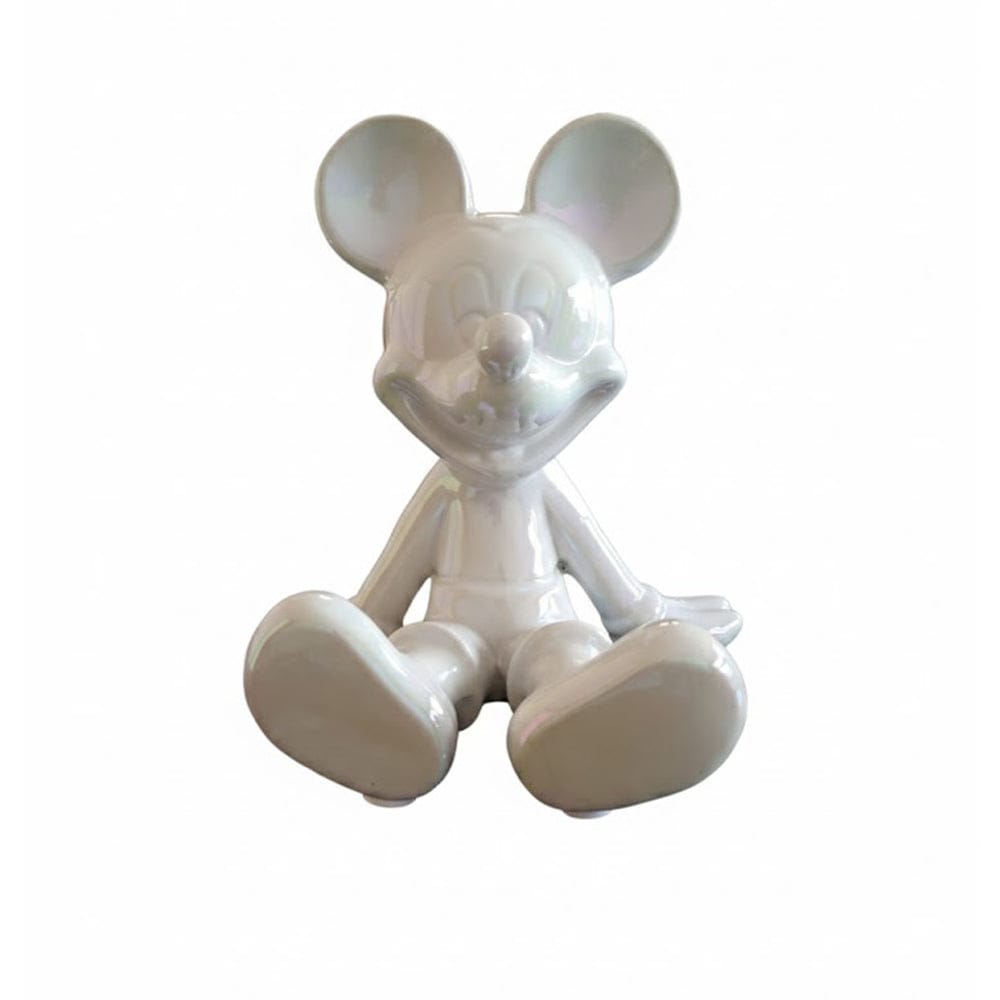 Alpha 55 Tirelire en céramique irisée Mickey assis